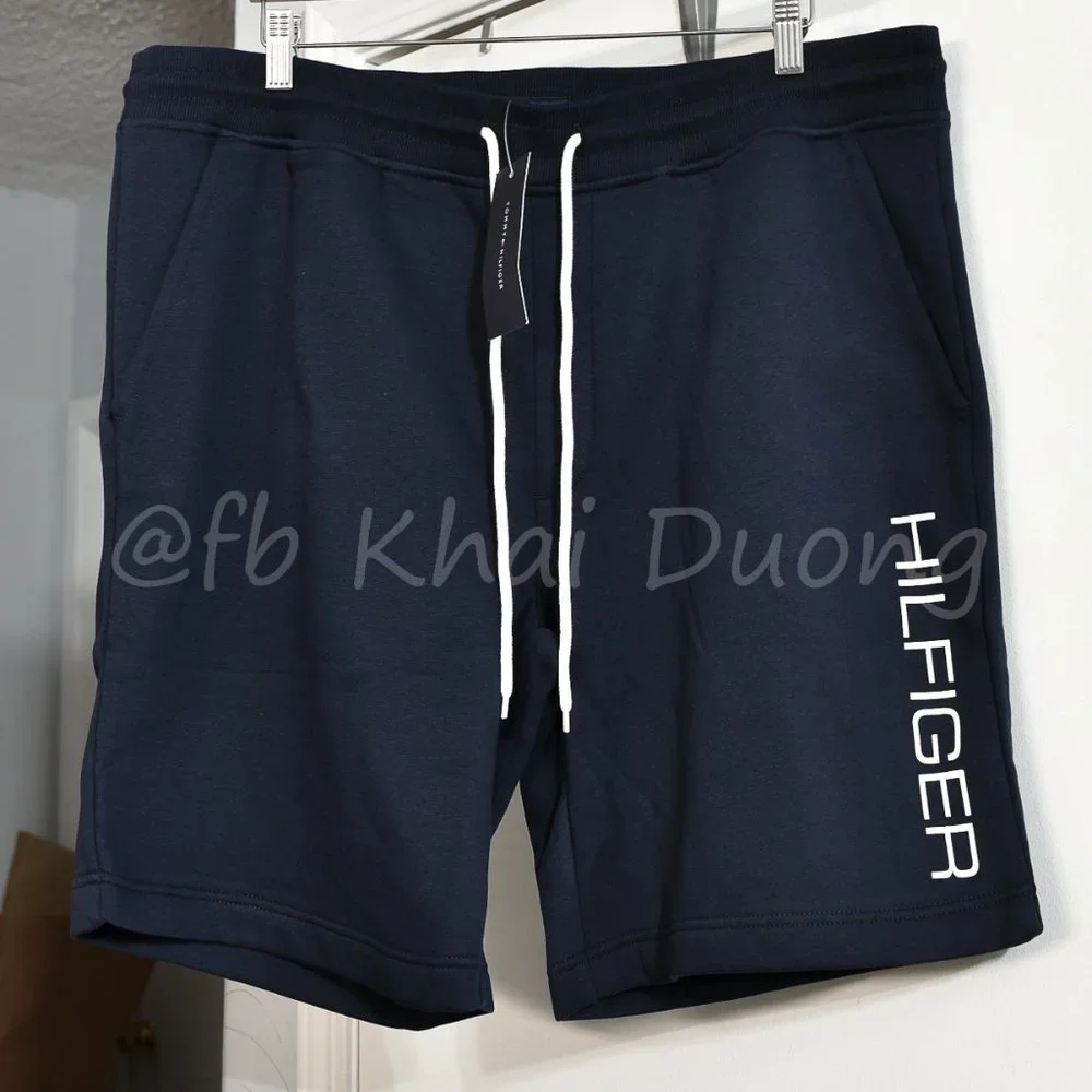 Tommy Hilfiger Fleece Men Veritcal short  M‎ L XL XXL BLACK NAVY GRAY